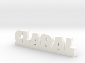 CLARAL Lucky in White Processed Versatile Plastic