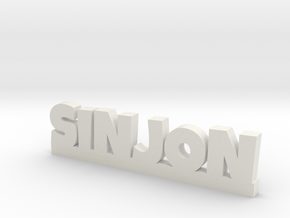 SINJON Lucky in Rhodium Plated Brass