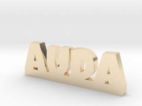 AUDA Lucky in 14k Gold Plated Brass
