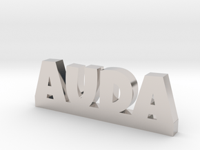 AUDA Lucky in Rhodium Plated Brass