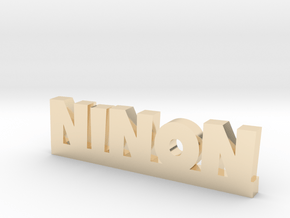 NINON Lucky in 14k Gold Plated Brass