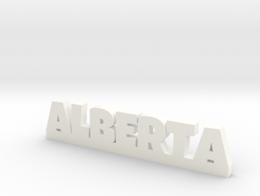ALBERTA Lucky in White Processed Versatile Plastic