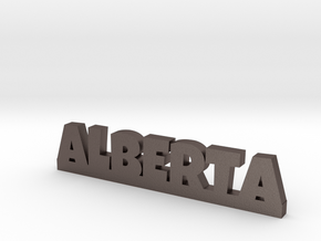ALBERTA Lucky in Polished Bronzed Silver Steel