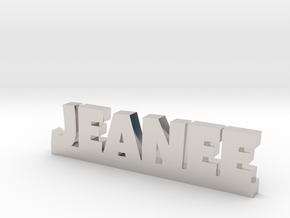 JEANEE Lucky in Rhodium Plated Brass