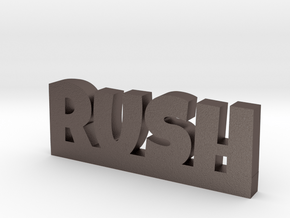 RUSH Lucky in Polished Bronzed Silver Steel