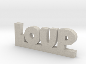 LOUP Lucky in Natural Sandstone