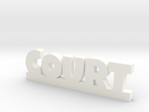 COURT Lucky in White Processed Versatile Plastic