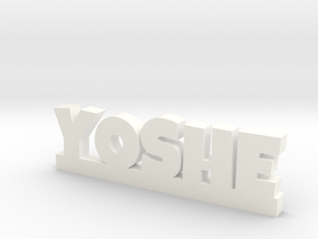 YOSHE Lucky in White Processed Versatile Plastic
