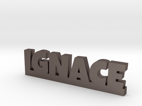 IGNACE Lucky in Polished Bronzed Silver Steel