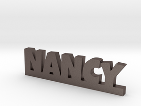 NANCY Lucky in Polished Bronzed Silver Steel