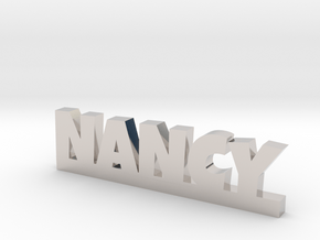 NANCY Lucky in Rhodium Plated Brass
