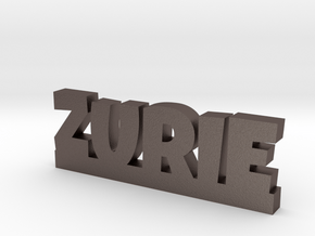 ZURIE Lucky in Polished Bronzed Silver Steel