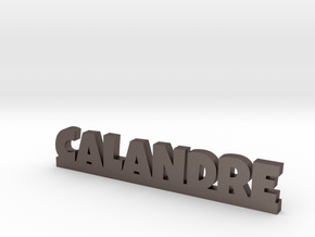 CALANDRE Lucky in Polished Bronzed Silver Steel