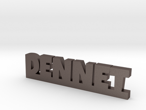 DENNET Lucky in Polished Bronzed Silver Steel