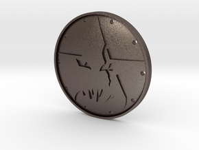 Grimjack's Demonstar Badge in Polished Bronzed Silver Steel
