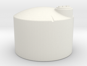 1/64 Scale 1550 Gallon Fertilizer Tank in White Natural Versatile Plastic