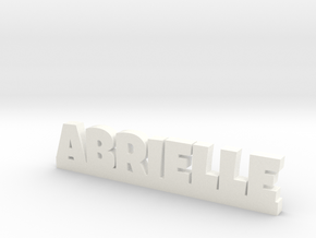 ABRIELLE Lucky in White Processed Versatile Plastic