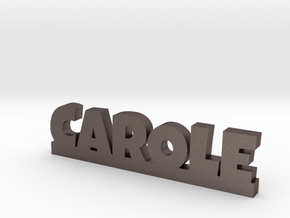CAROLE Lucky in Polished Bronzed Silver Steel