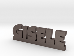 GISELE Lucky in Polished Bronzed Silver Steel