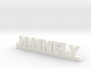 JANNELY Lucky in White Processed Versatile Plastic
