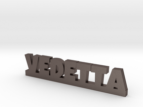 VEDETTA Lucky in Polished Bronzed Silver Steel