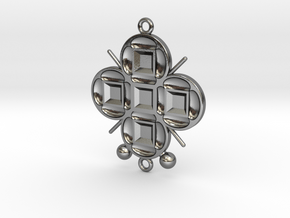 Pendant Veritamour in Polished Silver