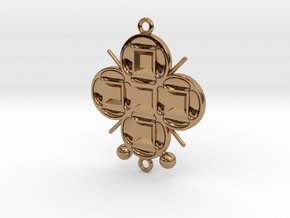 Pendant Veritamour in Polished Brass