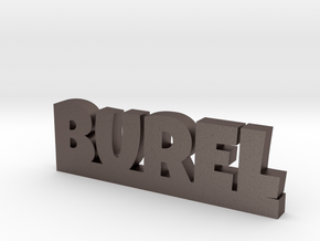 BUREL Lucky in Polished Bronzed Silver Steel