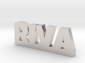 RIVA Lucky in Rhodium Plated Brass