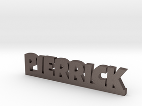 PIERRICK Lucky in Polished Bronzed Silver Steel