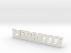 PIERRETTE Lucky in White Processed Versatile Plastic