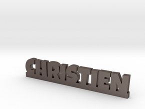 CHRISTIEN Lucky in Polished Bronzed Silver Steel