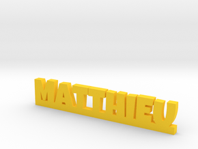 MATTHIEU Lucky in Yellow Processed Versatile Plastic
