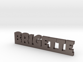 BRIGETTE Lucky in Polished Bronzed Silver Steel