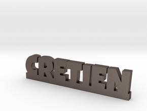 CRETIEN Lucky in Polished Bronzed Silver Steel