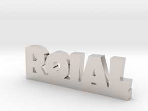 ROIAL Lucky in Rhodium Plated Brass