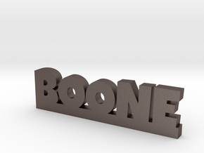 BOONE Lucky in Polished Bronzed Silver Steel
