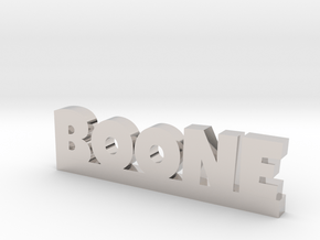 BOONE Lucky in Rhodium Plated Brass