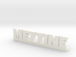 METTINE Lucky in White Processed Versatile Plastic