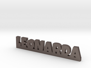 LEONARDA Lucky in Polished Bronzed Silver Steel