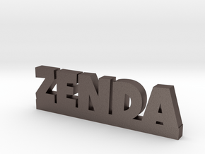 ZENDA Lucky in Polished Bronzed Silver Steel