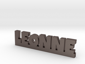 LEONNE Lucky in Polished Bronzed Silver Steel