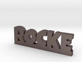 ROCKE Lucky in Polished Bronzed Silver Steel