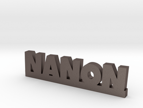 NANON Lucky in Polished Bronzed Silver Steel