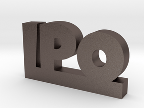 IPO Lucky in Polished Bronzed Silver Steel