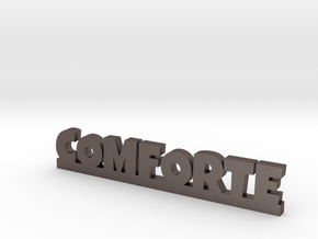COMFORTE Lucky in Polished Bronzed Silver Steel