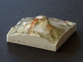South Sister, Oregon, USA, 1:50000 in Full Color Sandstone