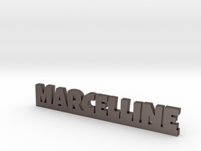 MARCELLINE Lucky in Polished Bronzed Silver Steel