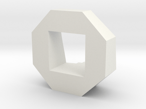 Objective Marker in White Natural Versatile Plastic