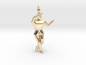 Pendant - Chango in 14K Yellow Gold